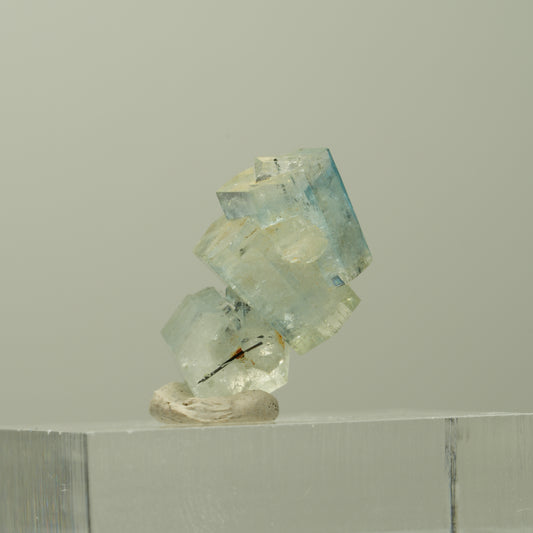 Seltene Aquamarin, Schörl Turmalin Stufe Erongo, Namibia 19*11*9mm #14928