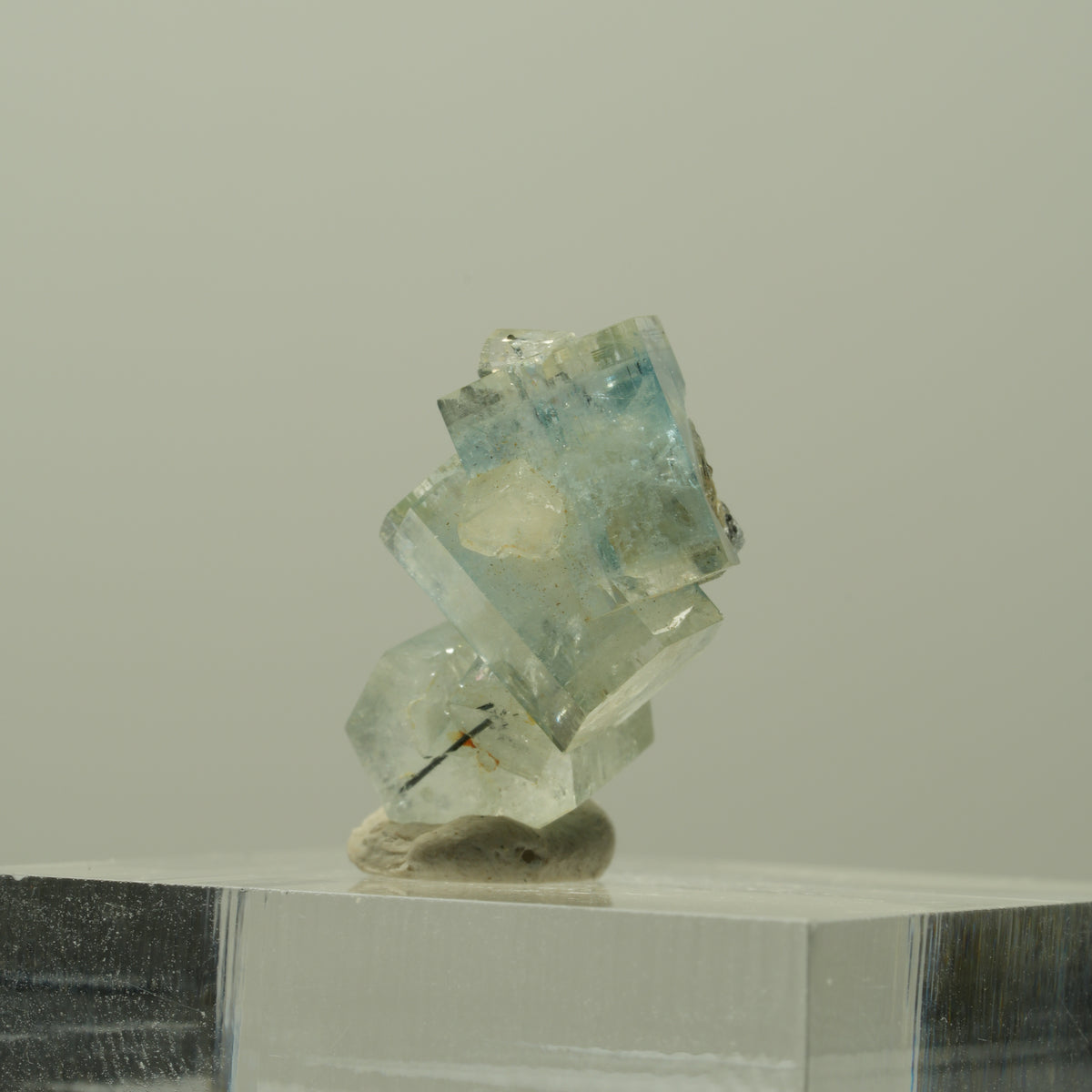 Seltene Aquamarin, Schörl Turmalin Stufe Erongo, Namibia 19*11*9mm #14928