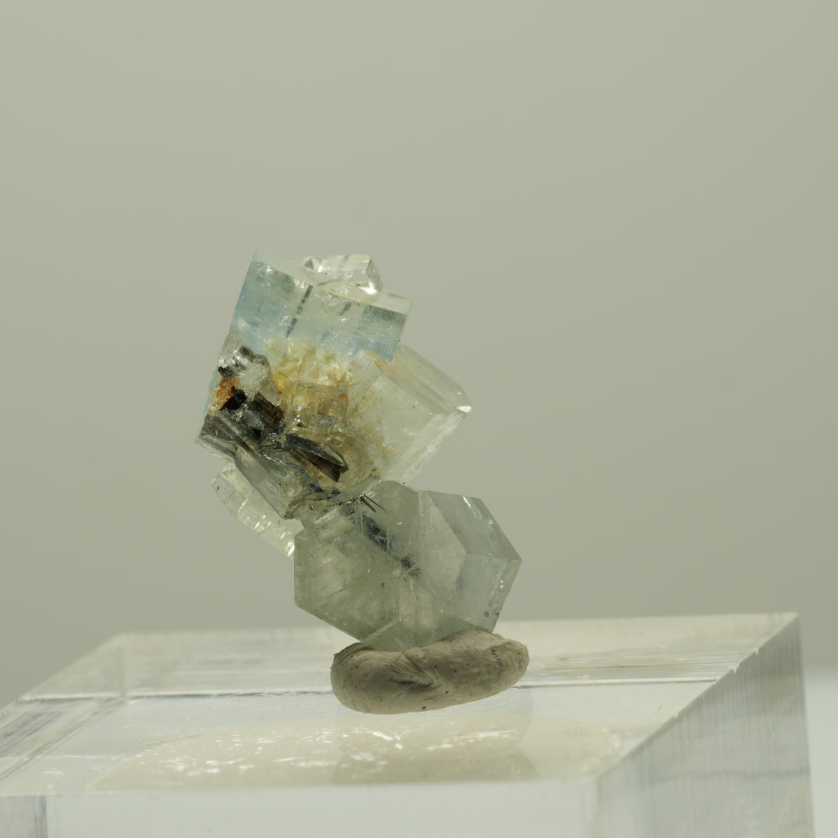 Seltene Aquamarin, Schörl Turmalin Stufe Erongo, Namibia 19*11*9mm #14928