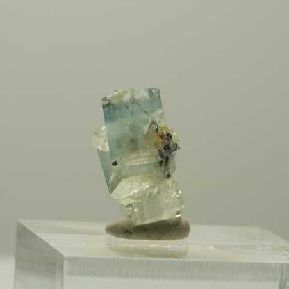Seltene Aquamarin, Schörl Turmalin Stufe Erongo, Namibia 19*11*9mm #14928