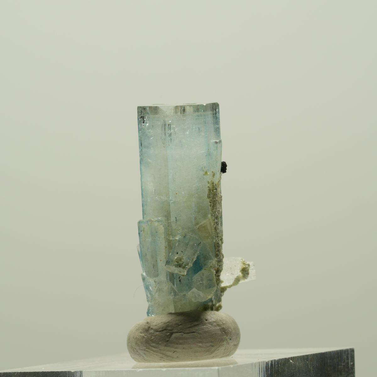 Seltene Aquamarin DT, Fluorit, Muskovit Stufe Erongo, Namibia 29*14*13mm #14930