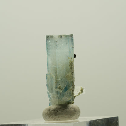 Seltene Aquamarin DT, Fluorit, Muskovit Stufe Erongo, Namibia 29*14*13mm #14930