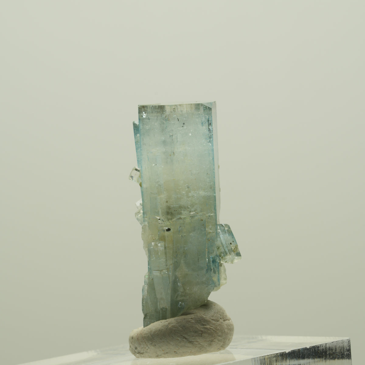 Seltene Aquamarin DT, Fluorit, Muskovit Stufe Erongo, Namibia 29*14*13mm #14930