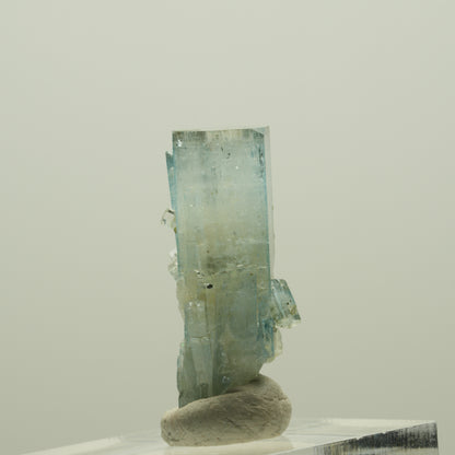 Seltene Aquamarin DT, Fluorit, Muskovit Stufe Erongo, Namibia 29*14*13mm #14930