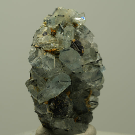 Aquamarin, Fluorit, Schörl Turmalin, Orthoklas Stufe Erongo, Namibia 32*25*15mm #14932