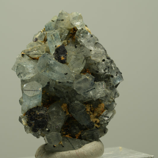 Aquamarin, Fluorit, Schörl Turmalin, Orthoklas Stufe Erongo, Namibia 32*25*15mm #14932
