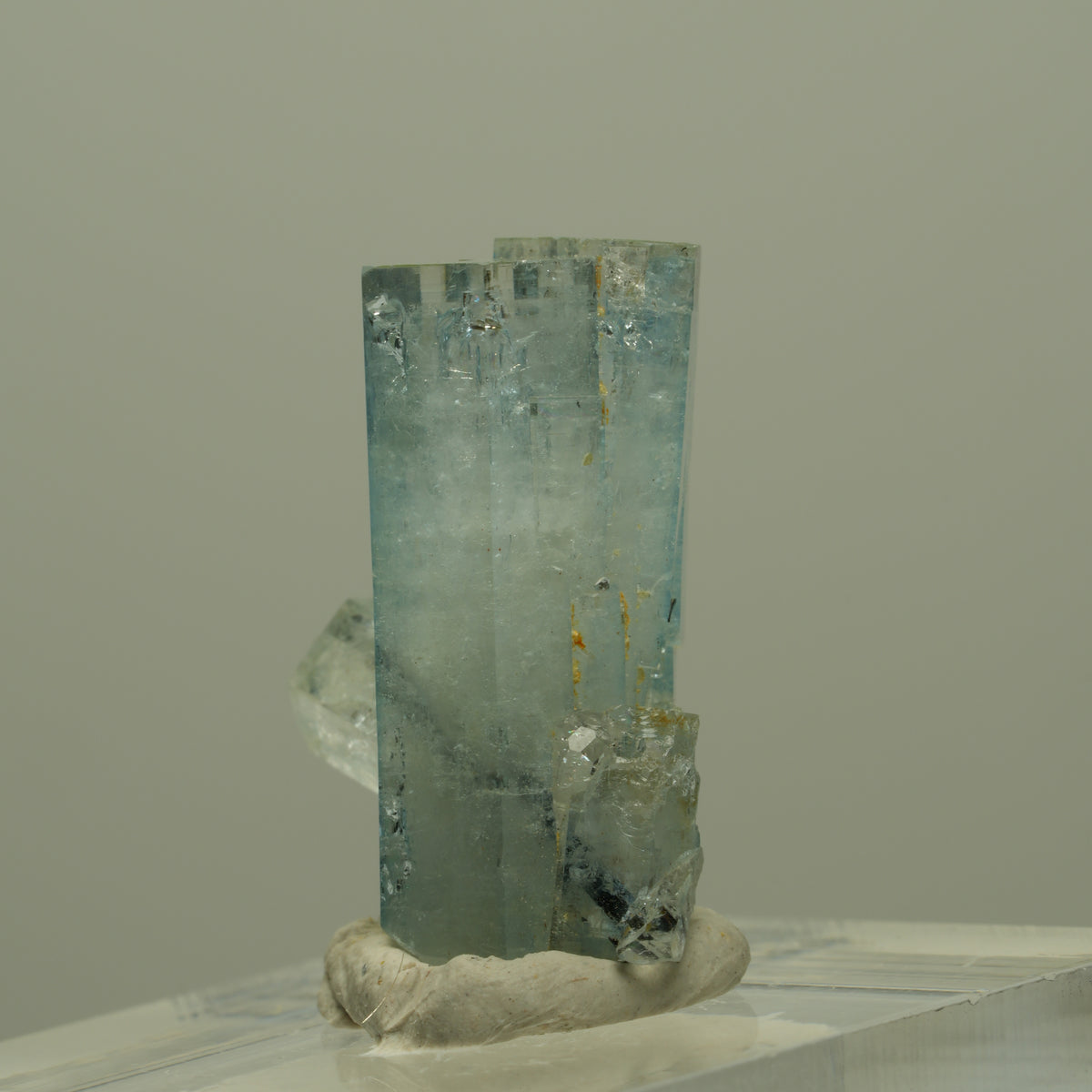 Aquamarin, Schörl Turmalin, Muskovit Stufe Erongo, Namibia 23*17*10mm #14950