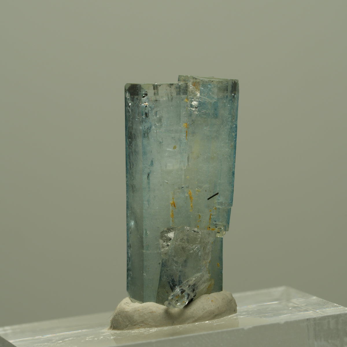 Aquamarin, Schörl Turmalin, Muskovit Stufe Erongo, Namibia 23*17*10mm #14950