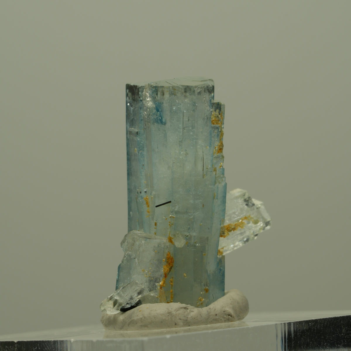 Aquamarin, Schörl Turmalin, Muskovit Stufe Erongo, Namibia 23*17*10mm #14950