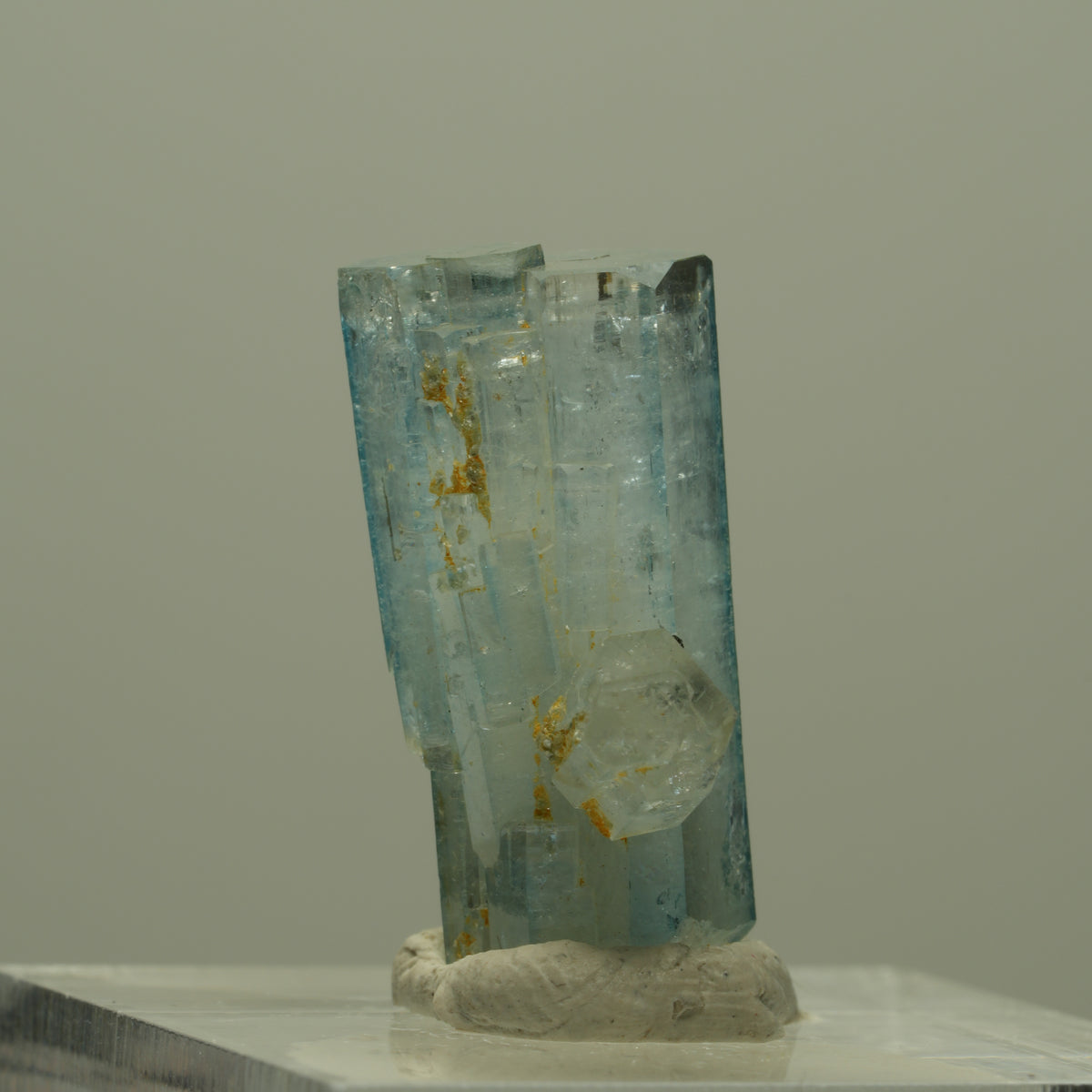 Aquamarin, Schörl Turmalin, Muskovit Stufe Erongo, Namibia 23*17*10mm #14950