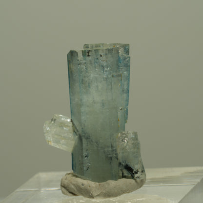 Aquamarin, Schörl Turmalin, Muskovit Stufe Erongo, Namibia 23*17*10mm #14950