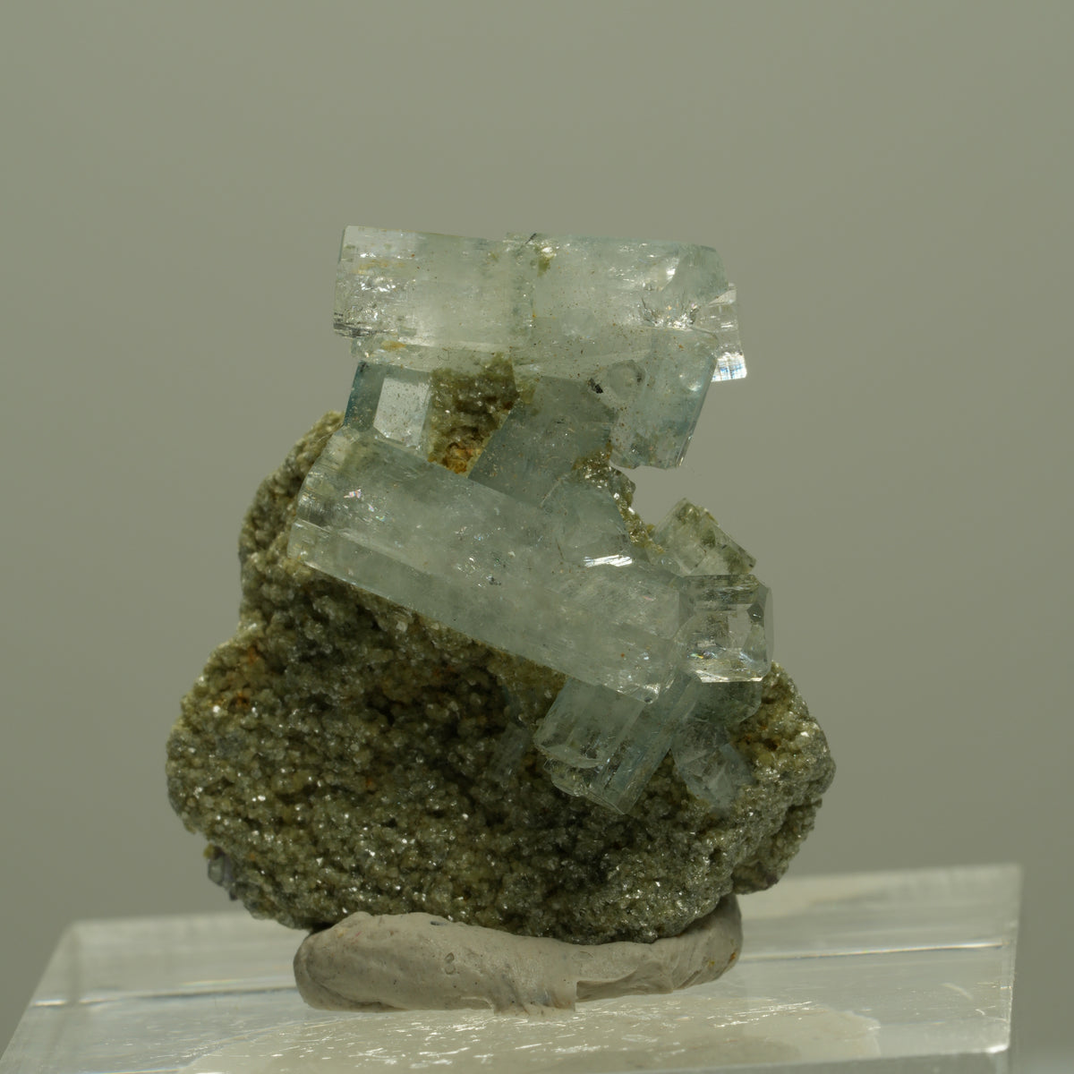 Seltene Aquamarin, Muskovit Stufe Erongo, Namibia 23*20*10mm #14953