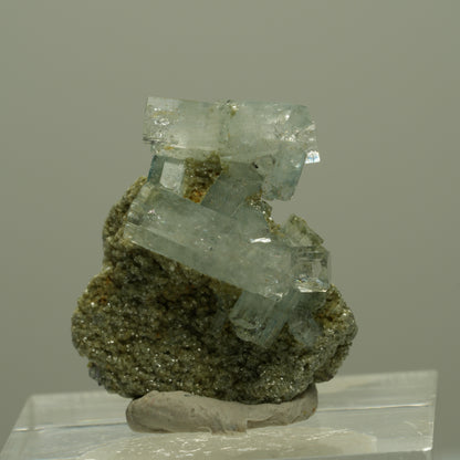 Seltene Aquamarin, Muskovit Stufe Erongo, Namibia 23*20*10mm #14953
