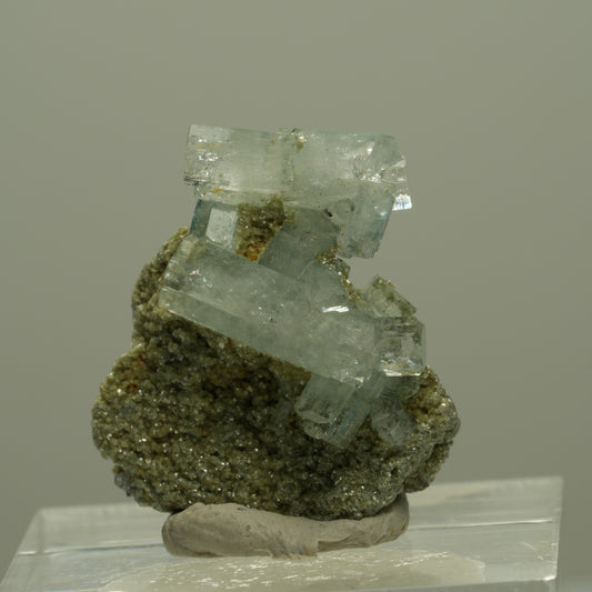 Seltene Aquamarin, Muskovit Stufe Erongo, Namibia 23*20*10mm #14953