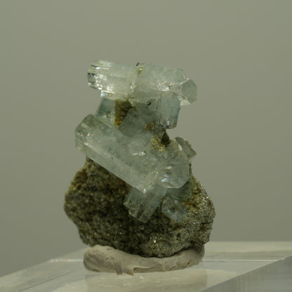 Seltene Aquamarin, Muskovit Stufe Erongo, Namibia 23*20*10mm #14953