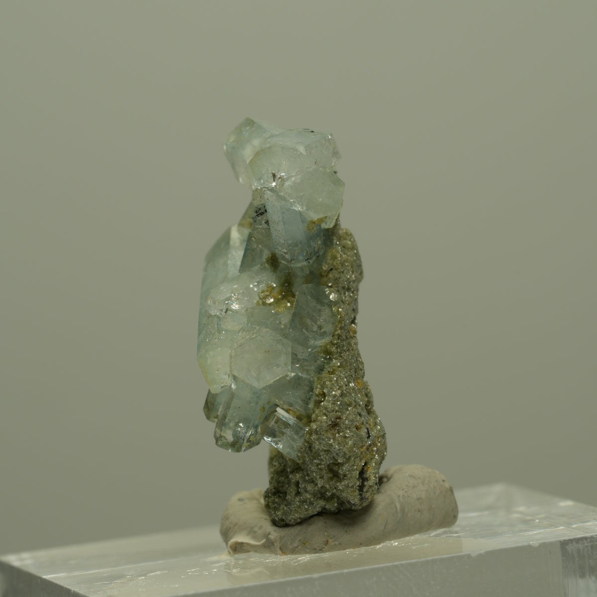 Seltene Aquamarin, Muskovit Stufe Erongo, Namibia 23*20*10mm #14953