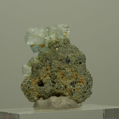 Seltene Aquamarin, Muskovit Stufe Erongo, Namibia 23*20*10mm #14953