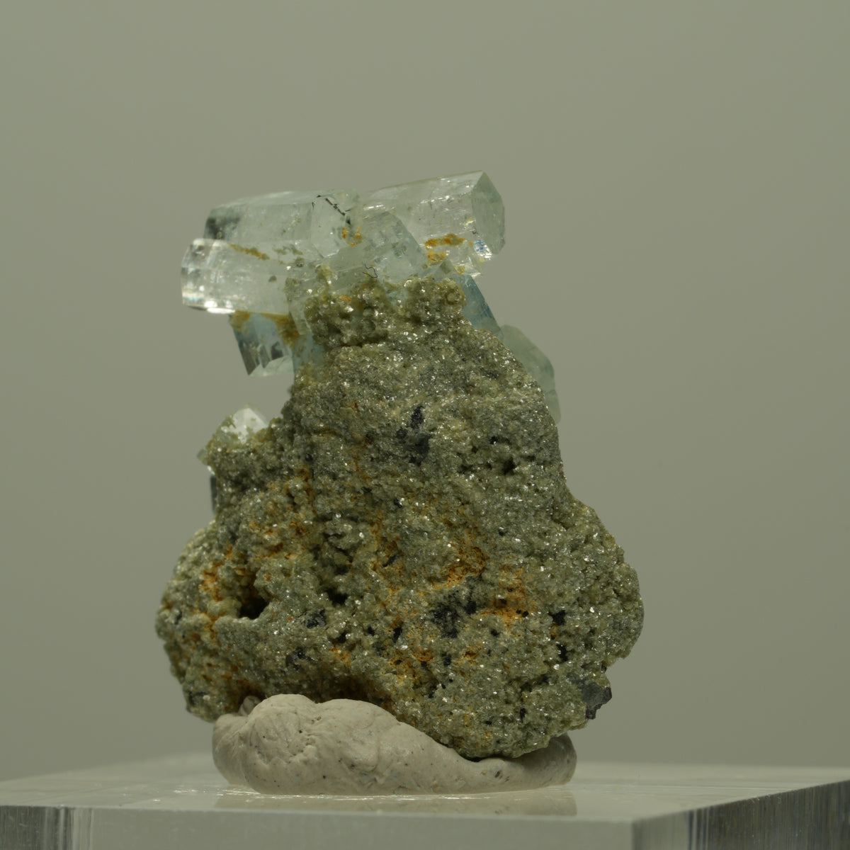 Seltene Aquamarin, Muskovit Stufe Erongo, Namibia 23*20*10mm #14953