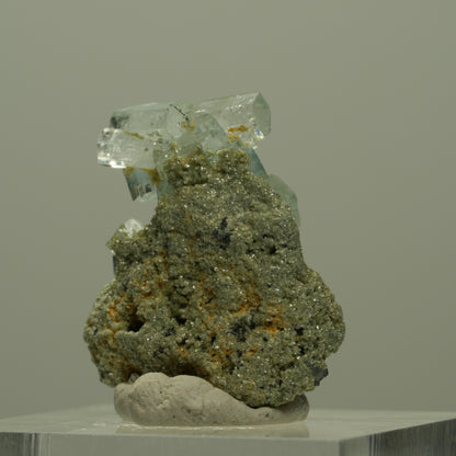 Seltene Aquamarin, Muskovit Stufe Erongo, Namibia 23*20*10mm #14953