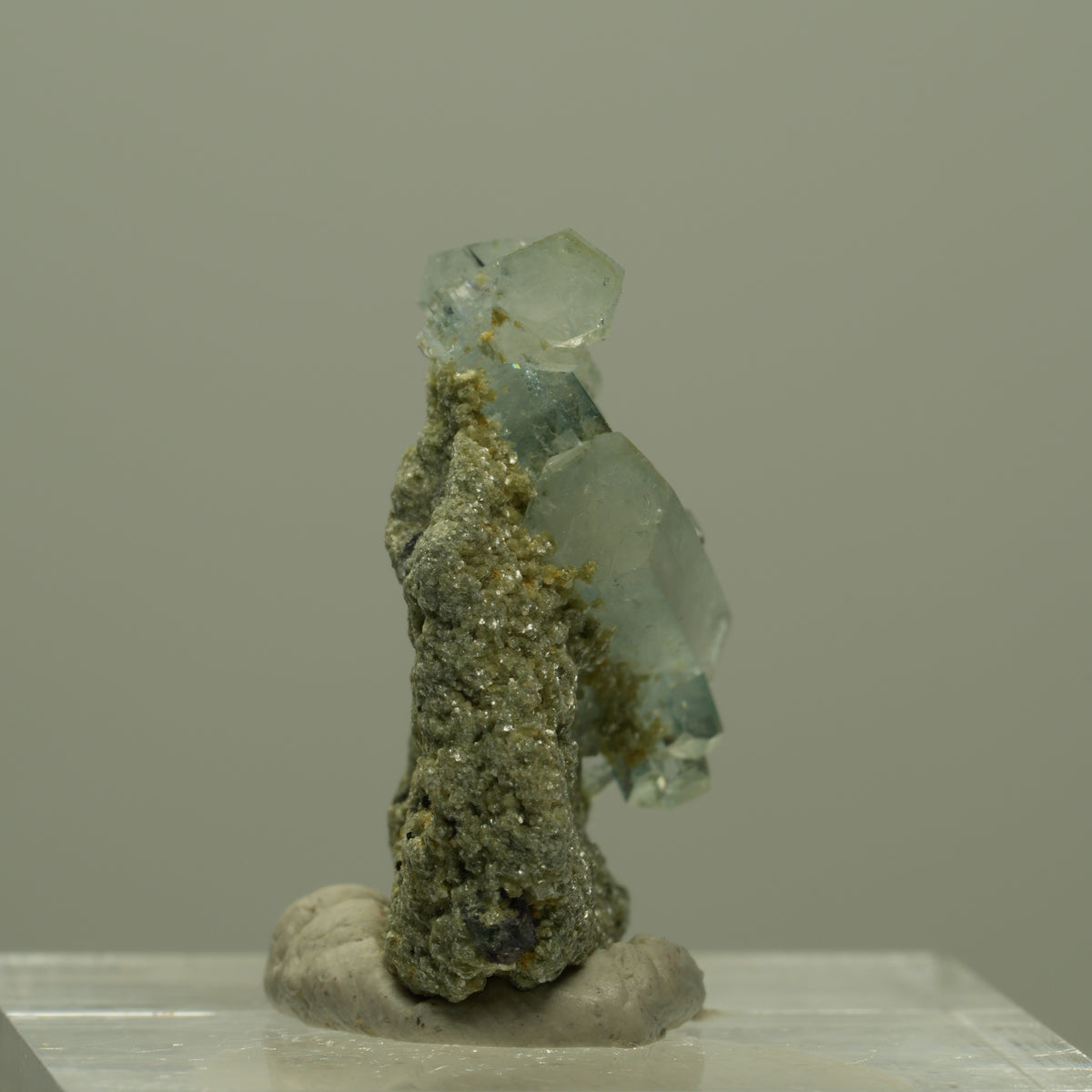 Seltene Aquamarin, Muskovit Stufe Erongo, Namibia 23*20*10mm #14953