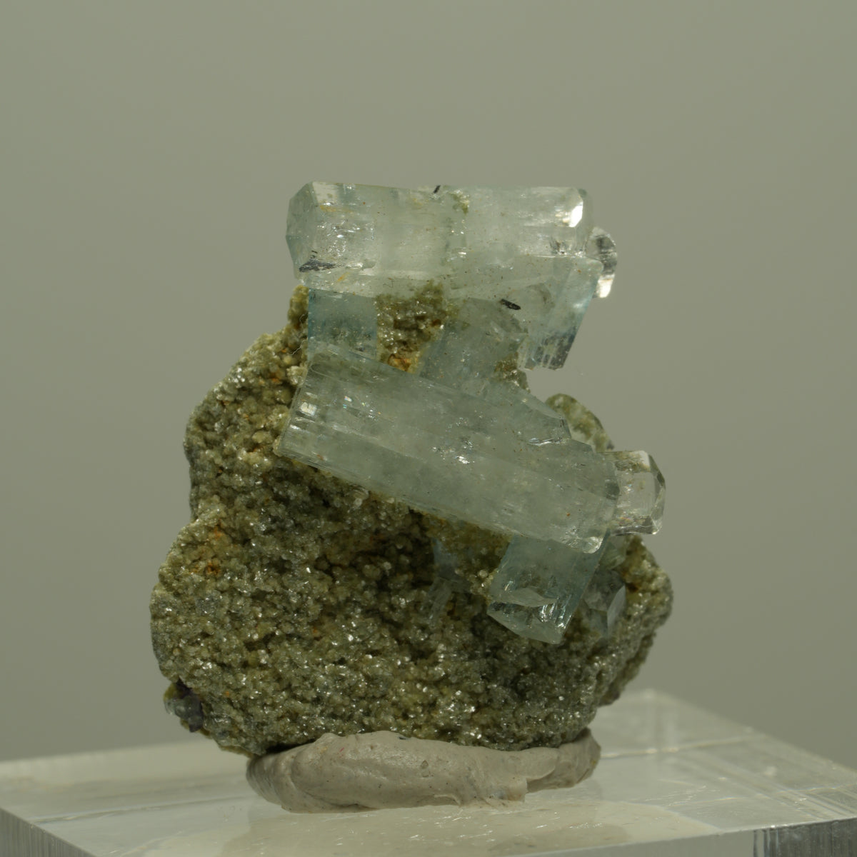 Seltene Aquamarin, Muskovit Stufe Erongo, Namibia 23*20*10mm #14953