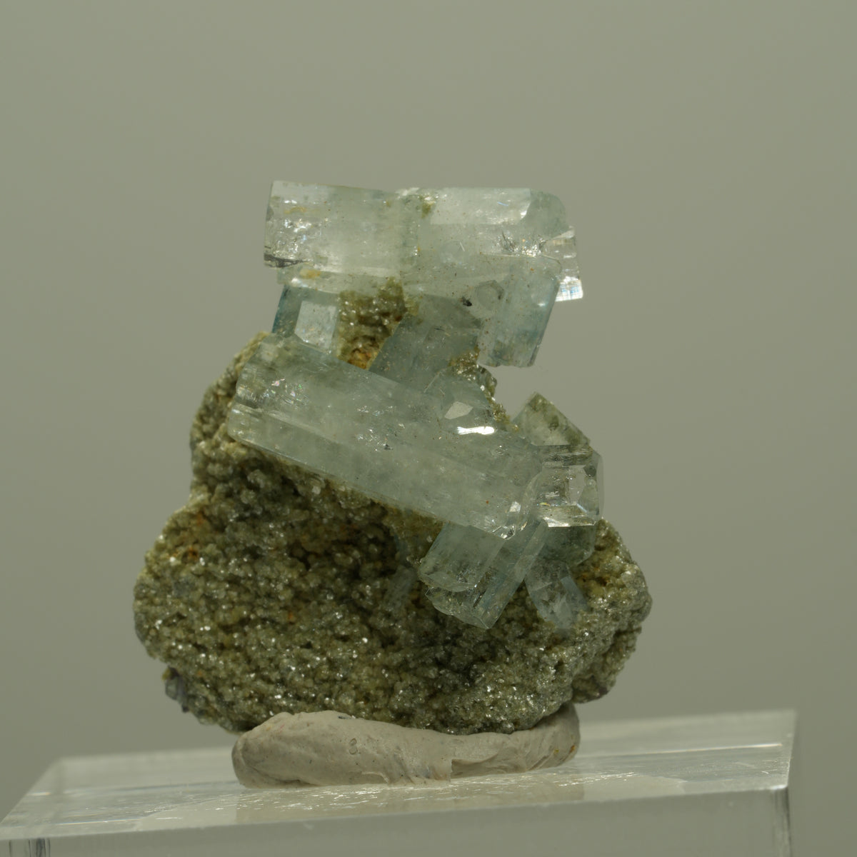 Seltene Aquamarin, Muskovit Stufe Erongo, Namibia 23*20*10mm #14953