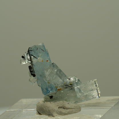 Seltene Aquamarin, Schörl Turmalin Stufe Erongo, Namibia 24*14*10mm #14954
