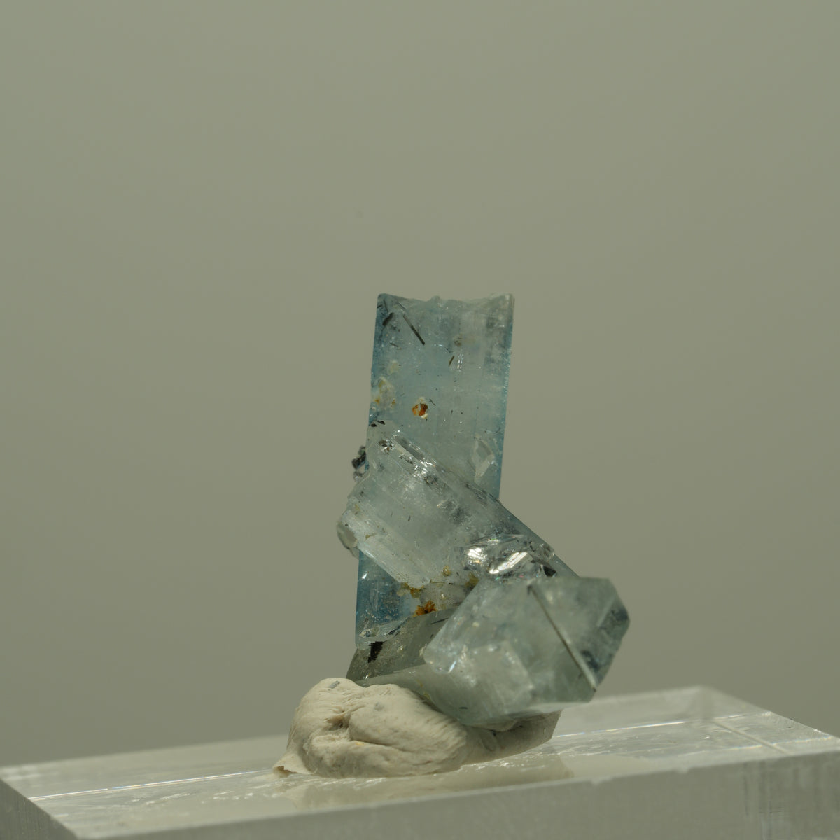 Seltene Aquamarin, Schörl Turmalin Stufe Erongo, Namibia 24*14*10mm #14954