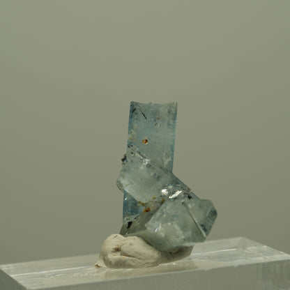 Seltene Aquamarin, Schörl Turmalin Stufe Erongo, Namibia 24*14*10mm #14954