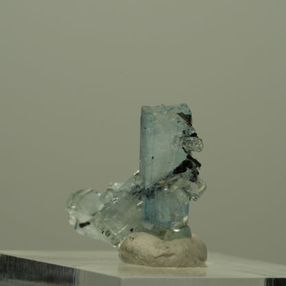 Seltene Aquamarin, Schörl Turmalin Stufe Erongo, Namibia 24*14*10mm #14954