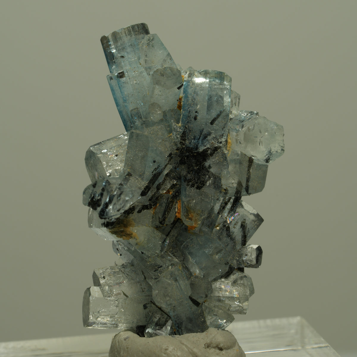 Seltene Aquamarin, Schörl Turmalin Stufe Erongo, Namibia 31*19*13mm #14955
