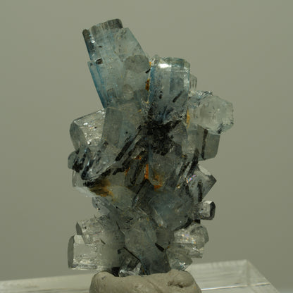 Seltene Aquamarin, Schörl Turmalin Stufe Erongo, Namibia 31*19*13mm #14955