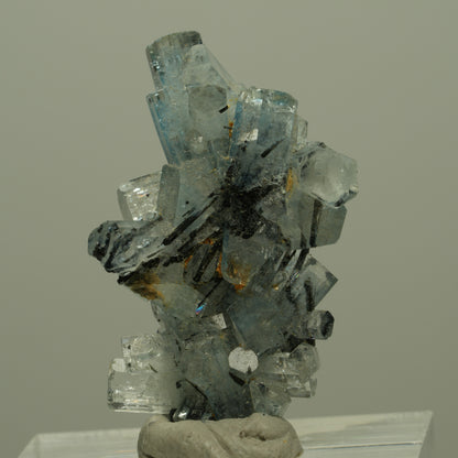 Seltene Aquamarin, Schörl Turmalin Stufe Erongo, Namibia 31*19*13mm #14955