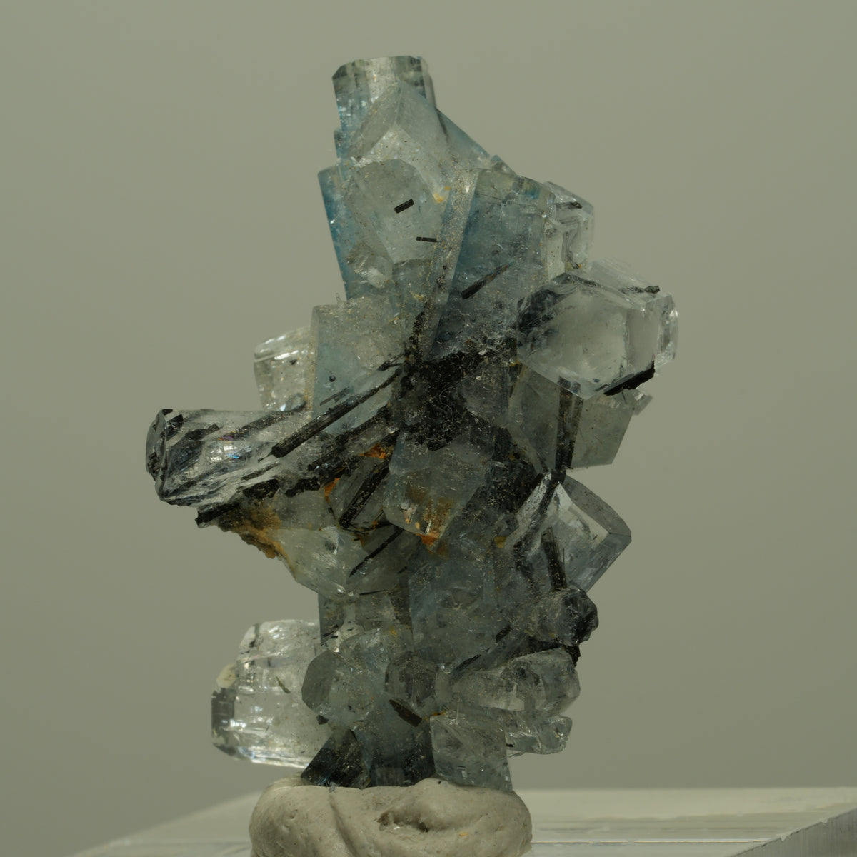 Seltene Aquamarin, Schörl Turmalin Stufe Erongo, Namibia 31*19*13mm #14955