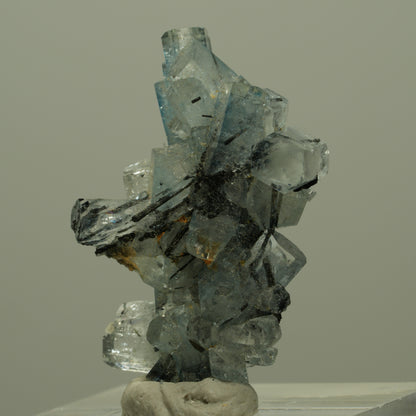 Seltene Aquamarin, Schörl Turmalin Stufe Erongo, Namibia 31*19*13mm #14955