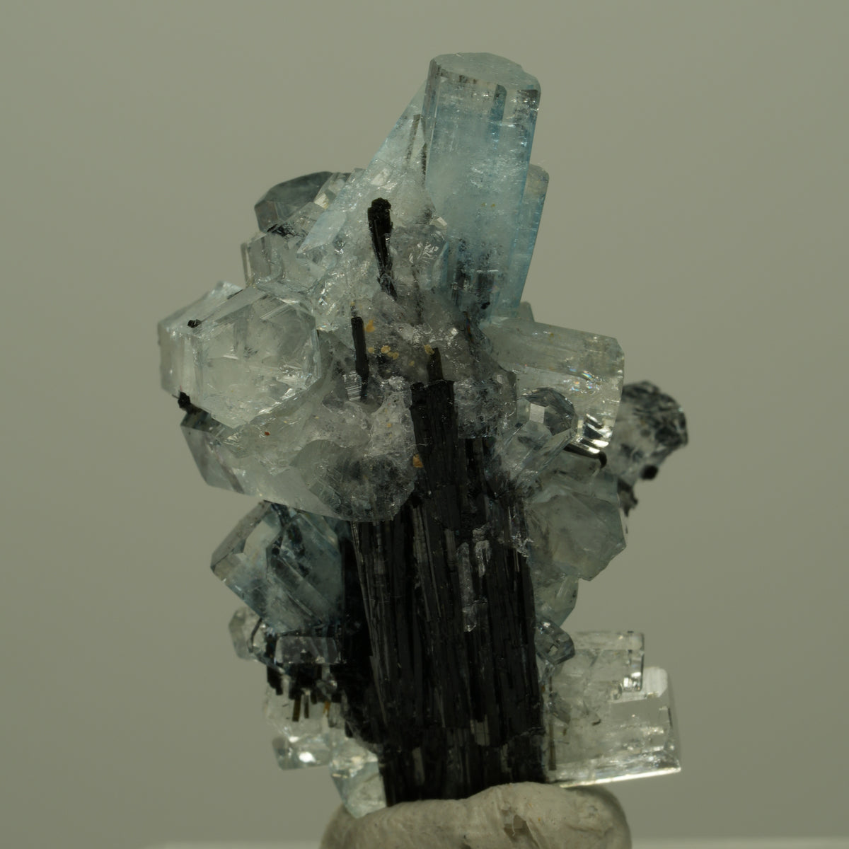 Seltene Aquamarin, Schörl Turmalin Stufe Erongo, Namibia 31*19*13mm #14955