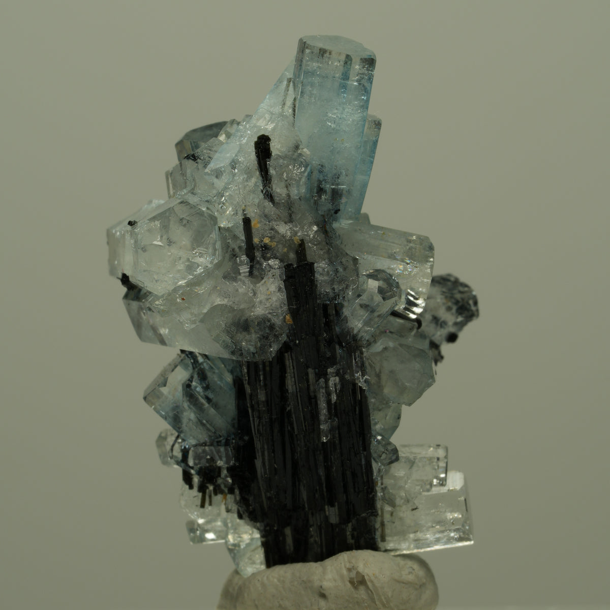 Seltene Aquamarin, Schörl Turmalin Stufe Erongo, Namibia 31*19*13mm #14955