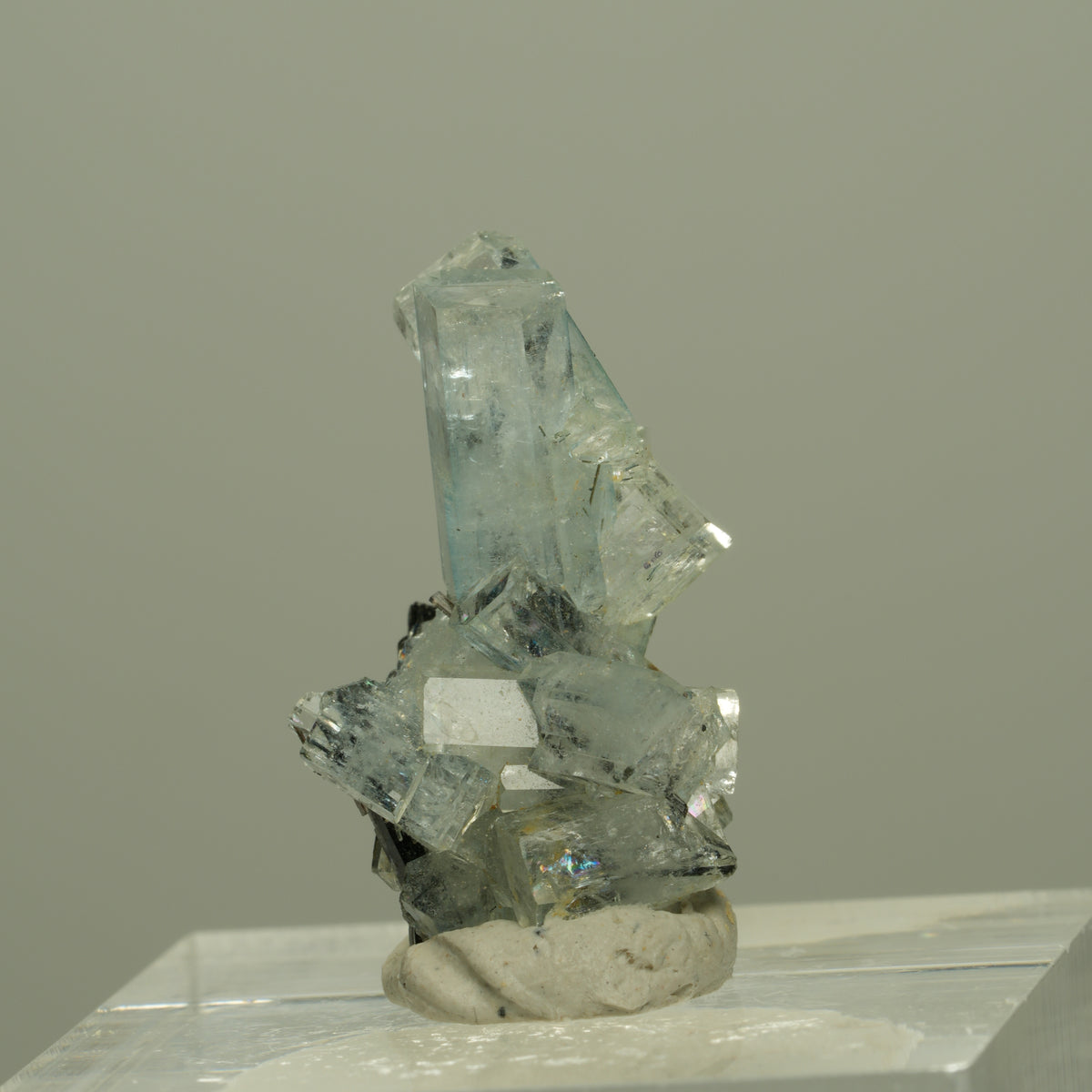Seltene Aquamarin, Schörl Turmalin Stufe Erongo, Namibia 22*15*10mm #14962