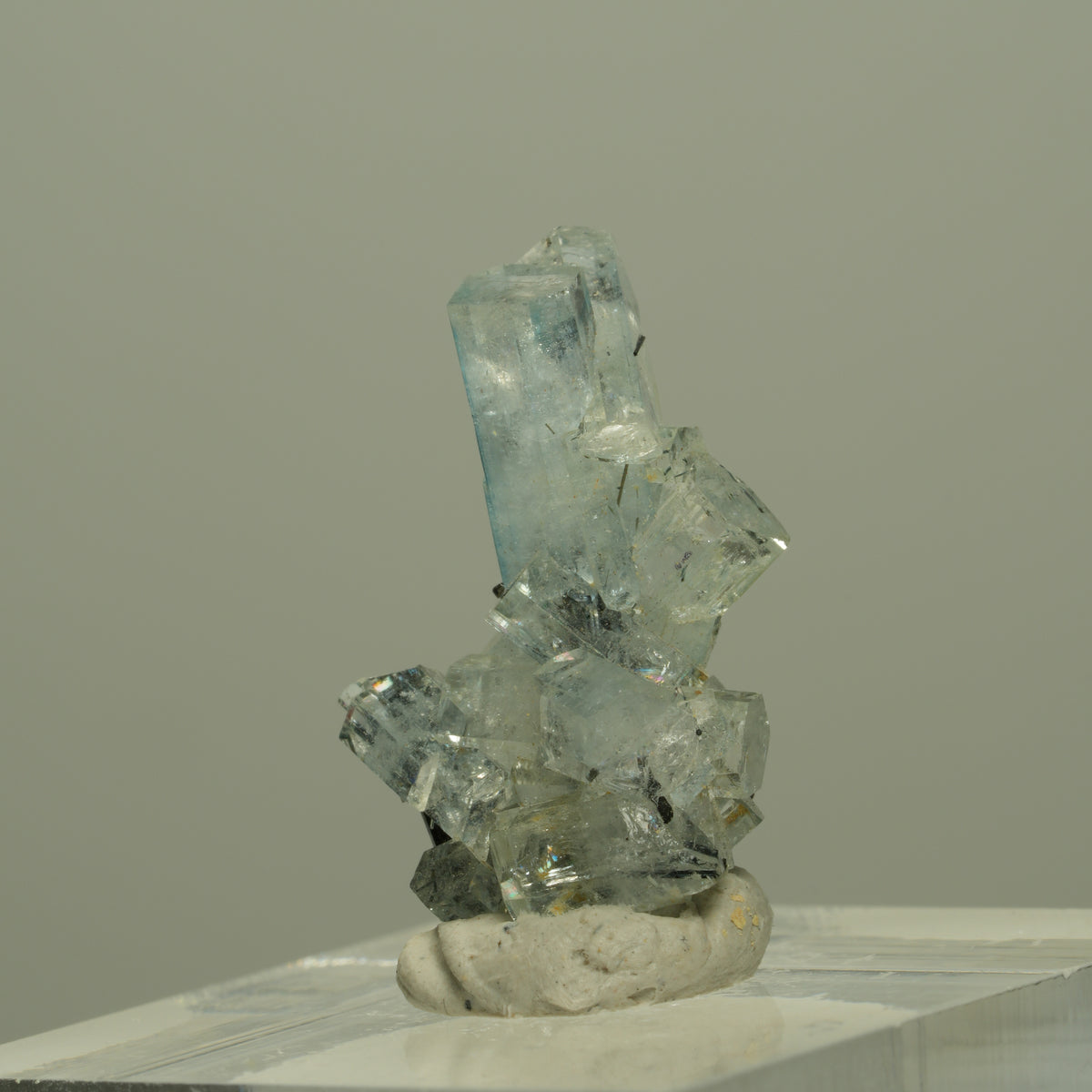 Seltene Aquamarin, Schörl Turmalin Stufe Erongo, Namibia 22*15*10mm #14962