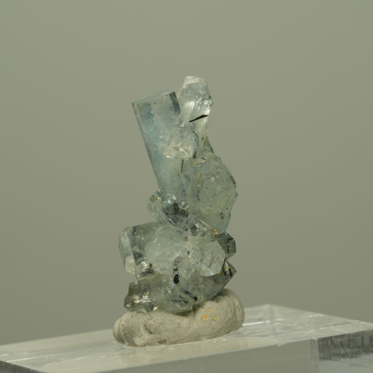 Seltene Aquamarin, Schörl Turmalin Stufe Erongo, Namibia 22*15*10mm #14962