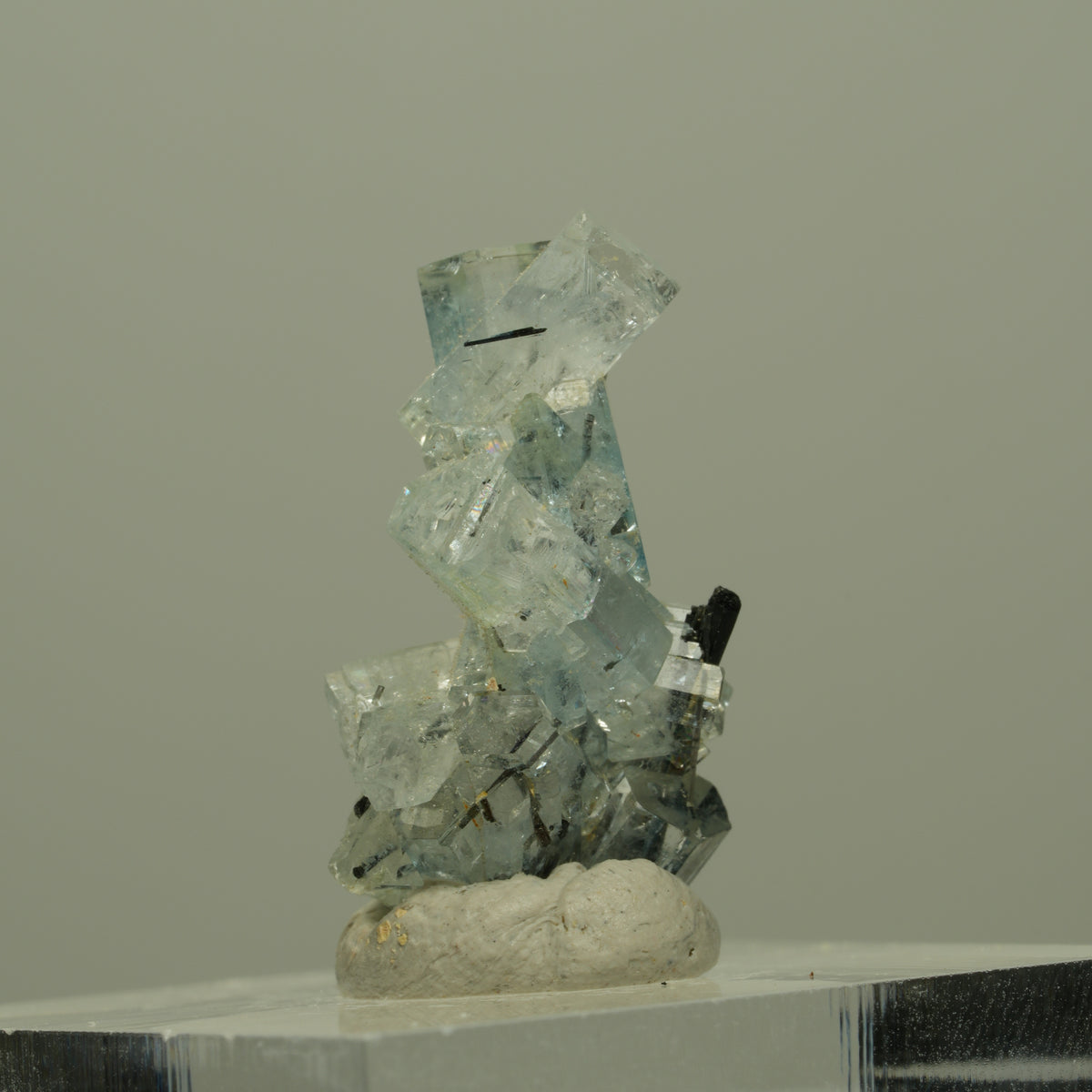 Seltene Aquamarin, Schörl Turmalin Stufe Erongo, Namibia 22*15*10mm #14962