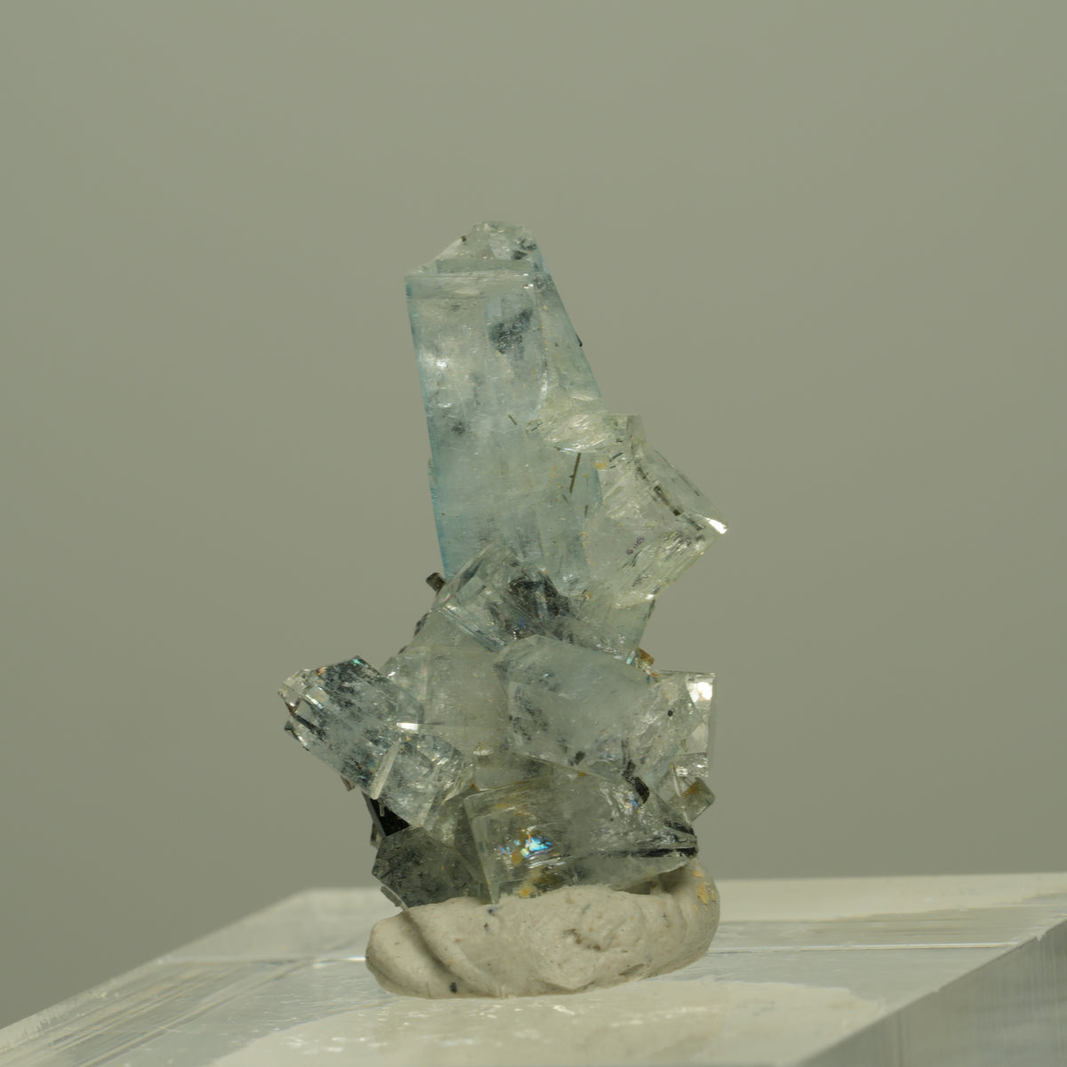 Seltene Aquamarin, Schörl Turmalin Stufe Erongo, Namibia 22*15*10mm #14962