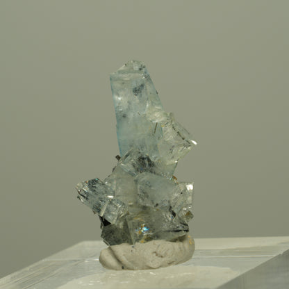 Seltene Aquamarin, Schörl Turmalin Stufe Erongo, Namibia 22*15*10mm #14962