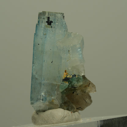 Aquamarin, Fluorit, Schörl Turmalin Stufe Erongo, Namibia 27*16*15mm #14967