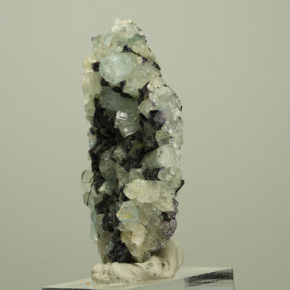 Aquamarin, Fluorit, Schörl Turmalin Stufe Erongo, Namibia 56*33*13mm #14968