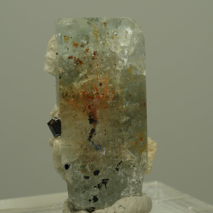 Aquamarin, Fluorit, Schörl Turmalin, Orthoklas Stufe Erongo, Namibia 27*16*13mm #14969