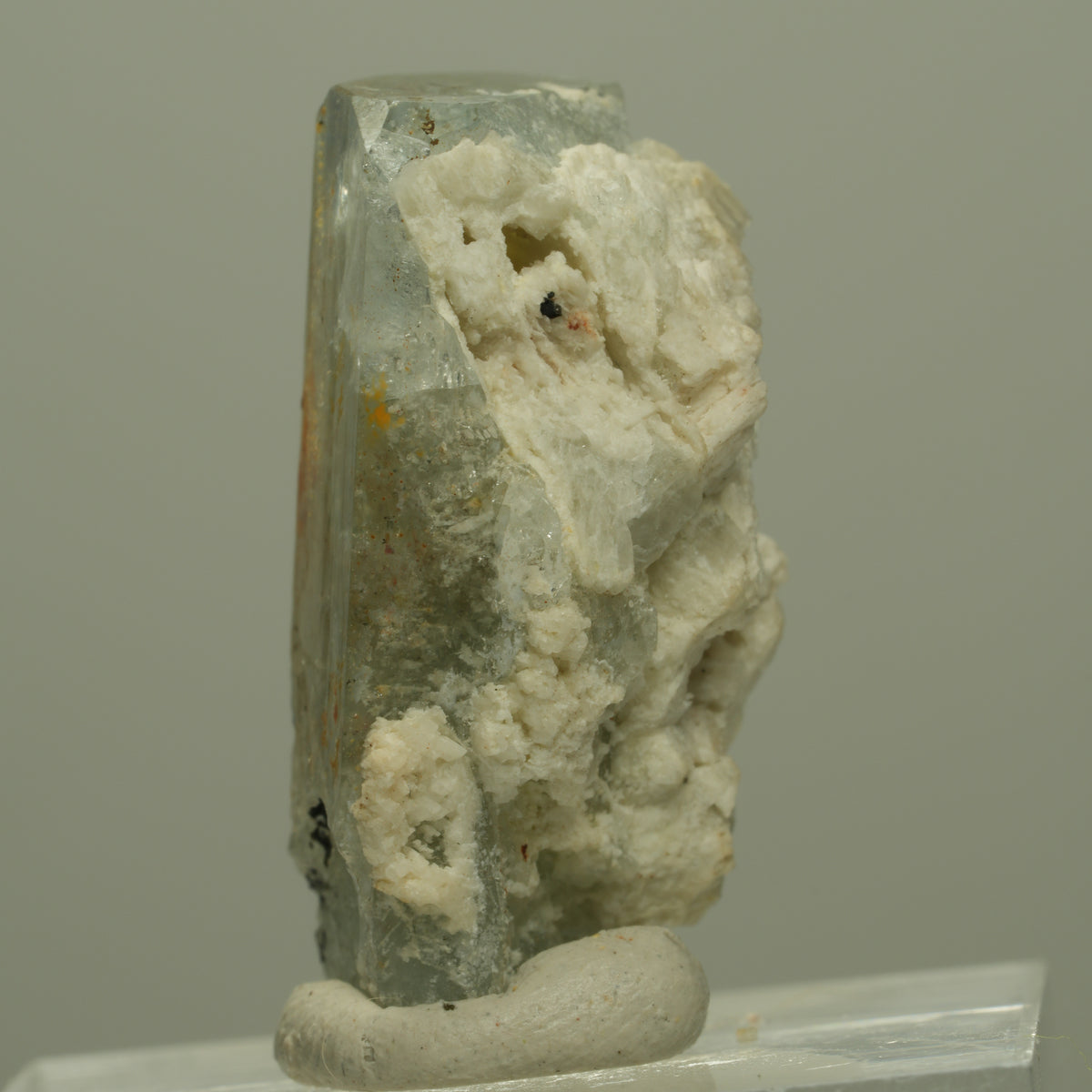 Aquamarin, Fluorit, Schörl Turmalin, Orthoklas Stufe Erongo, Namibia 27*16*13mm #14969