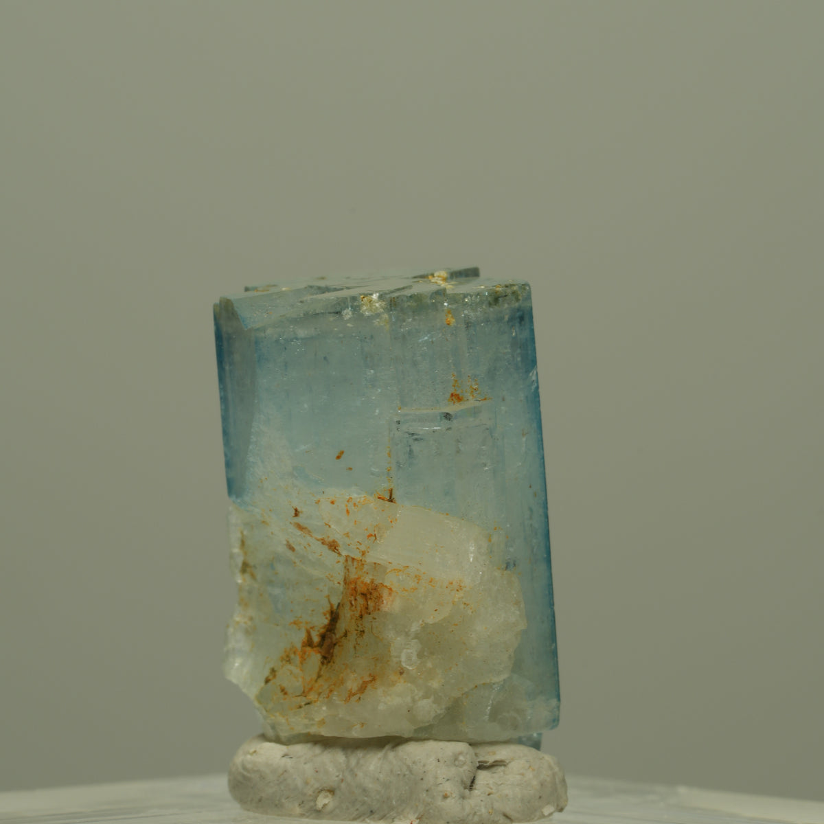 Aquamarin, Schörl Turmalin, Muskovit Stufe Erongo, Namibia 20*12*12mm #14970