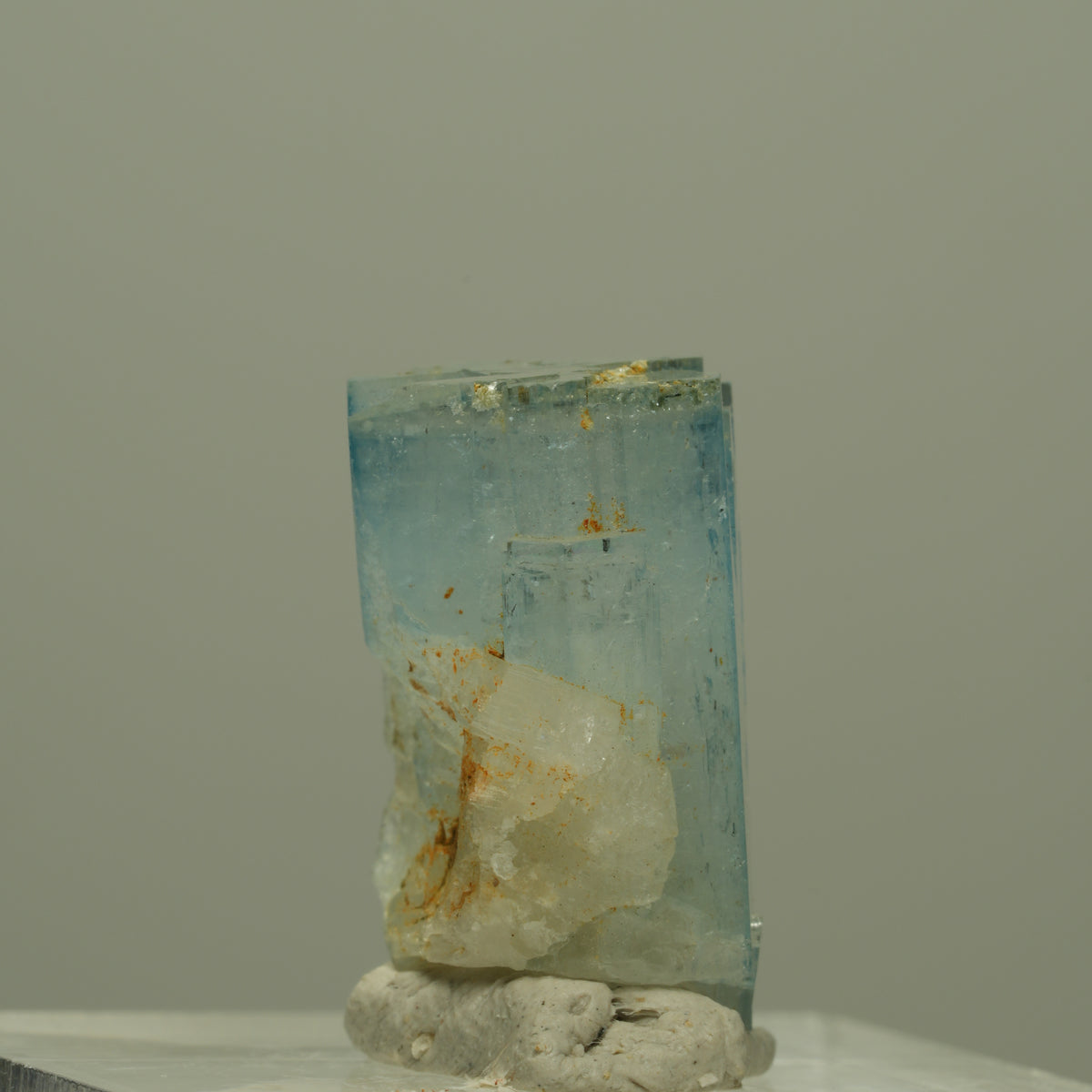 Aquamarin, Schörl Turmalin, Muskovit Stufe Erongo, Namibia 20*12*12mm #14970