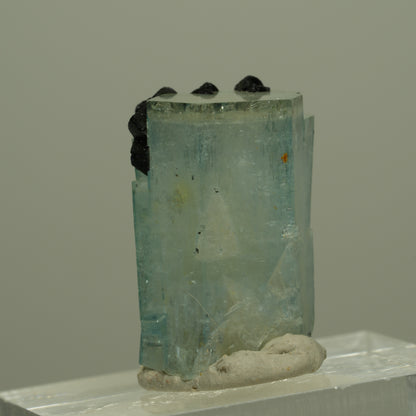 Aquamarin, Fluorit, Schörl Turmalin, Muskovit Stufe Erongo, Namibia 21*14*13mm #14973